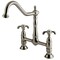 Kingston Brass KS1178TX French Country Bridge Kitchen Faucet, Brushed Nickel KS1178TX - alternate 1